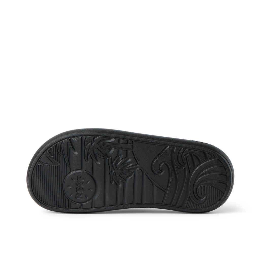 Kids Rio Slide - Black - Underside View