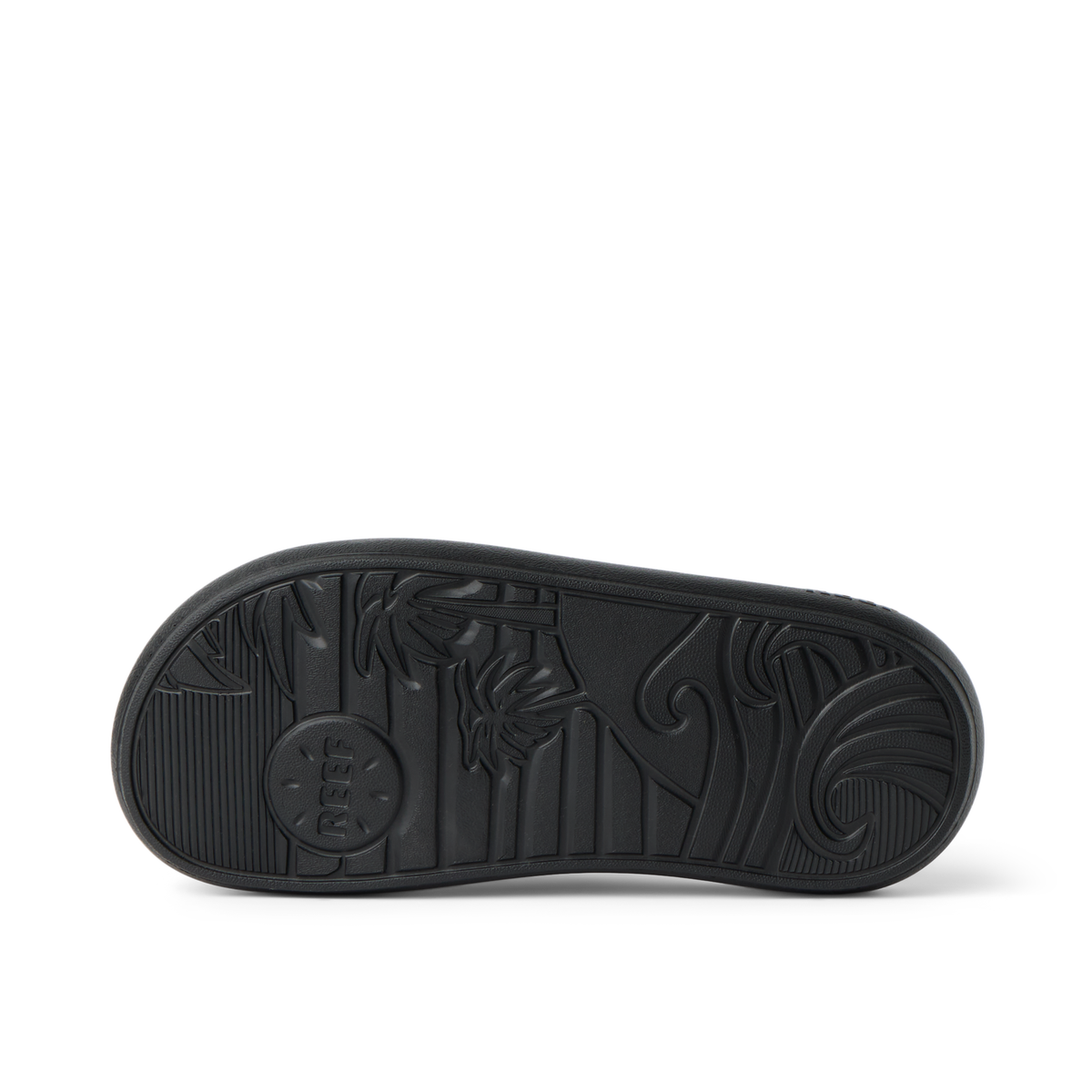 Kids Rio Slide - Black - Underside View