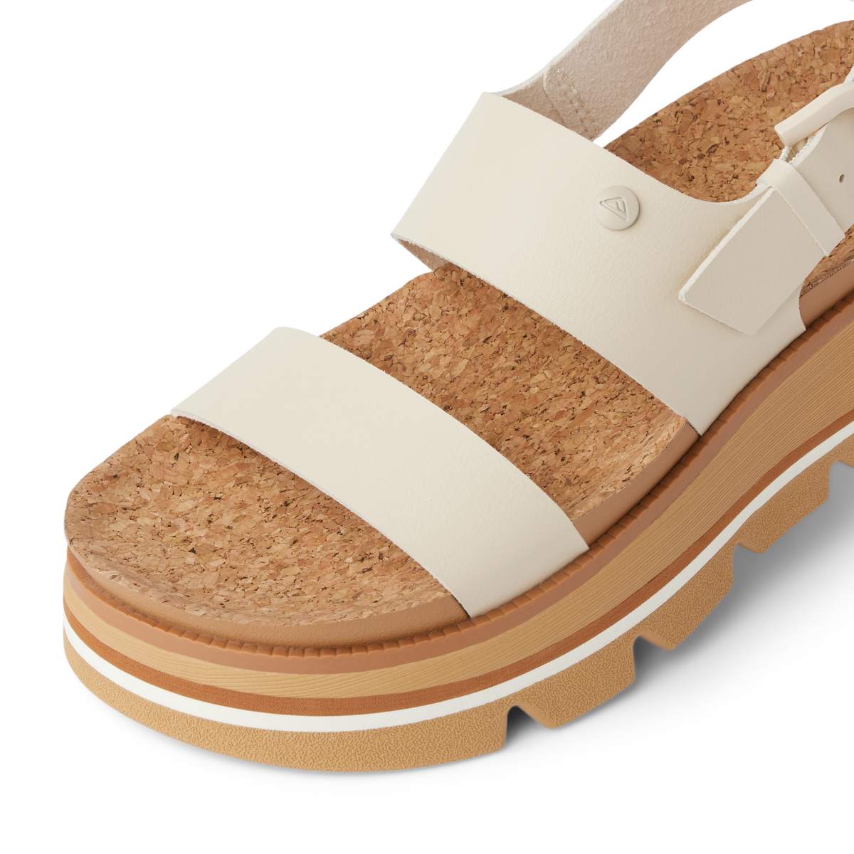 Vista Luxe Liah - White/Tan - Down the Line 1 View