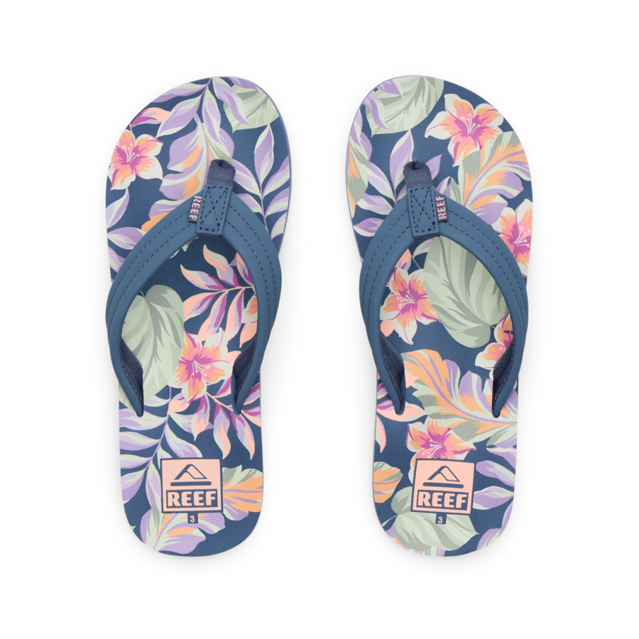 Kids Ahi - Indigo Tropical - Top View