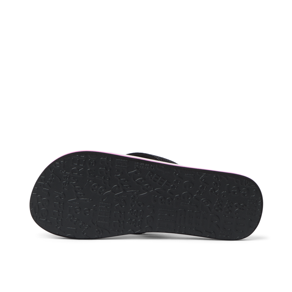 Kids Ahi - Pink/Black Floral - Underside View